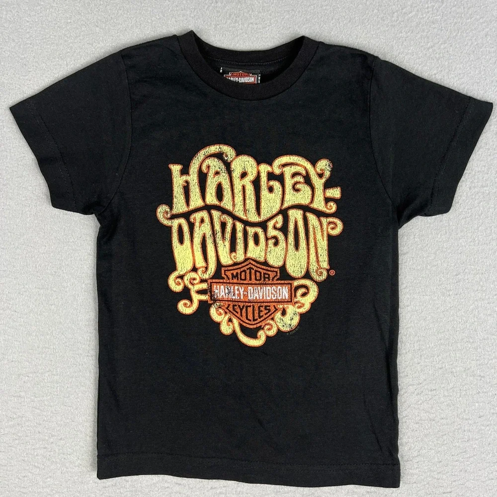 Harley Davidson is Groovy T‎ Shirt Youth XS Short Sleeve Traverse City 2020
